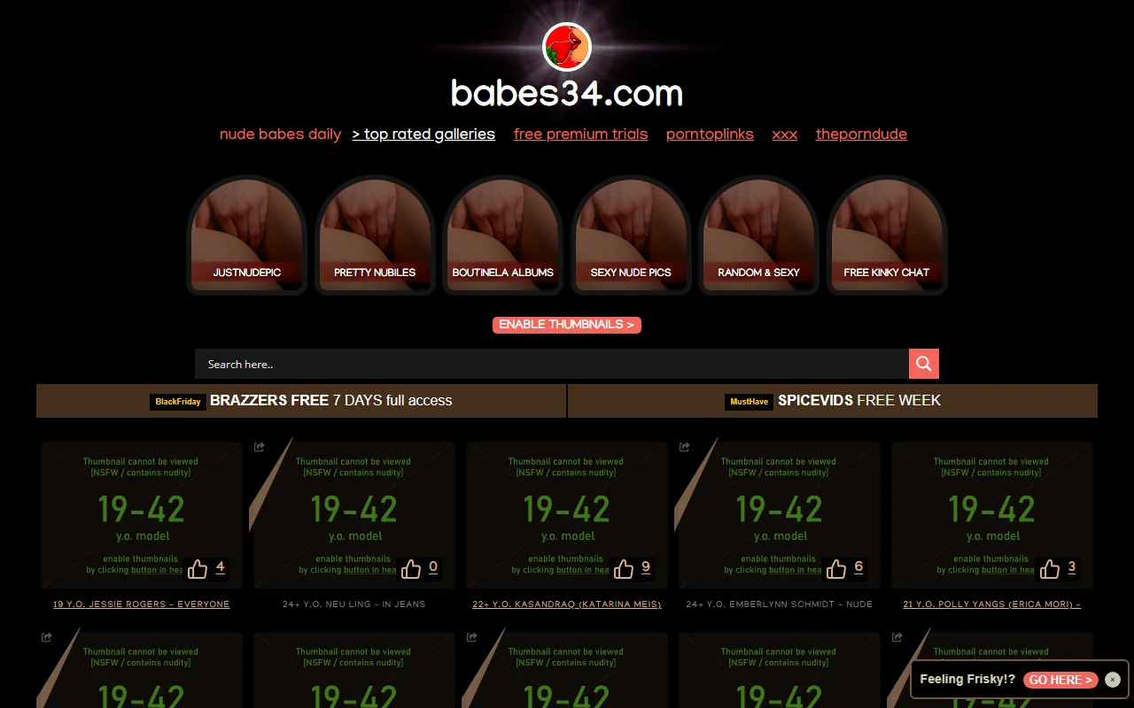 Screenshot of Babes34